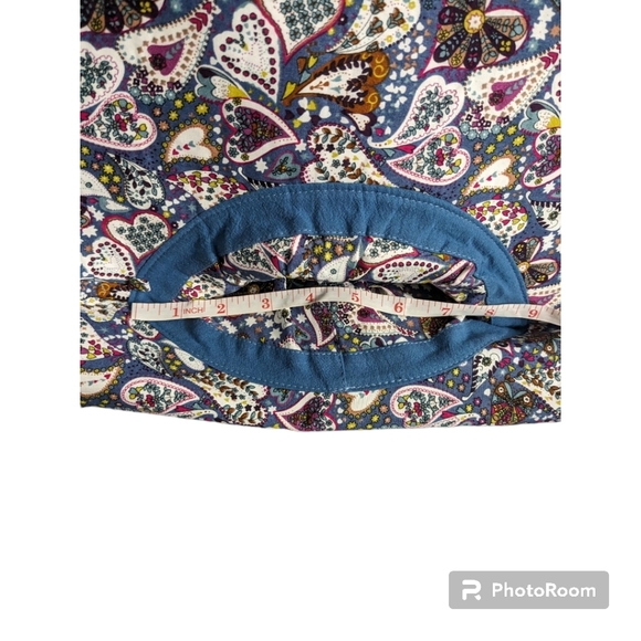 Wide Brim Hat. Reversible. Blue/Multi color. NWT. - Picture 9 of 12